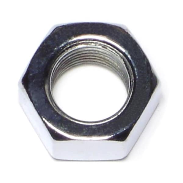 Midwest Fastener Hex Nut, 1/2"-20, Steel, Grade 5, Chrome Plated, 10 PK 74294 - main